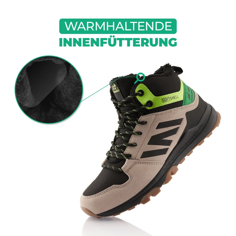 Winterstiefel Warm Gefütterte Wanderschuhe Softshell