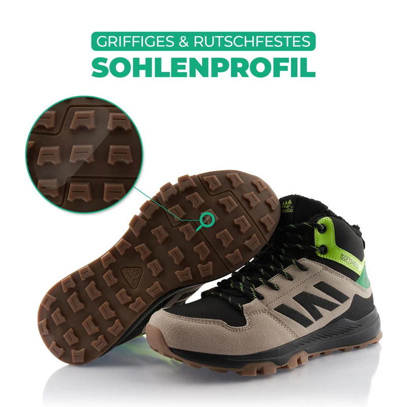 Winterstiefel Warm Gefütterte Wanderschuhe Softshell