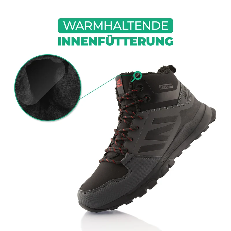 Winterstiefel Warm Gefütterte Wanderschuhe Softshell