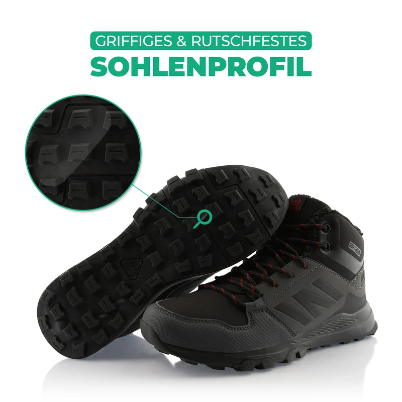 Winterstiefel Warm Gefütterte Wanderschuhe Softshell