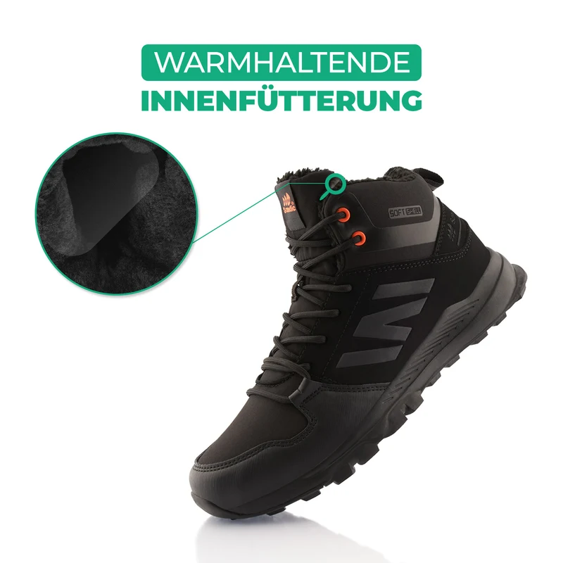 Winterstiefel Warm Gefütterte Wanderschuhe Softshell