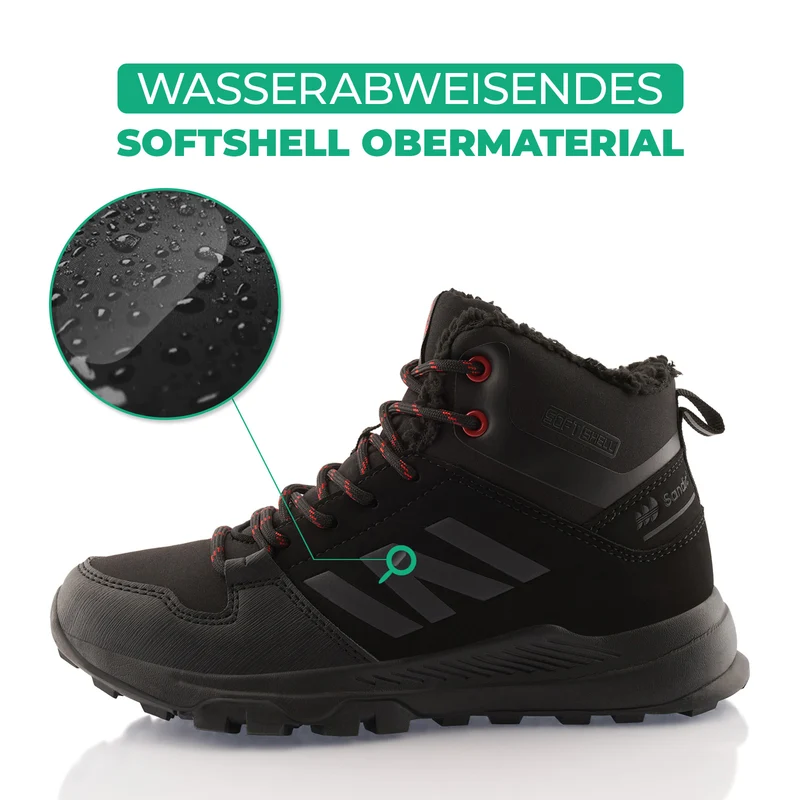 Winterstiefel Warm Gefütterte Wanderschuhe Softshell
