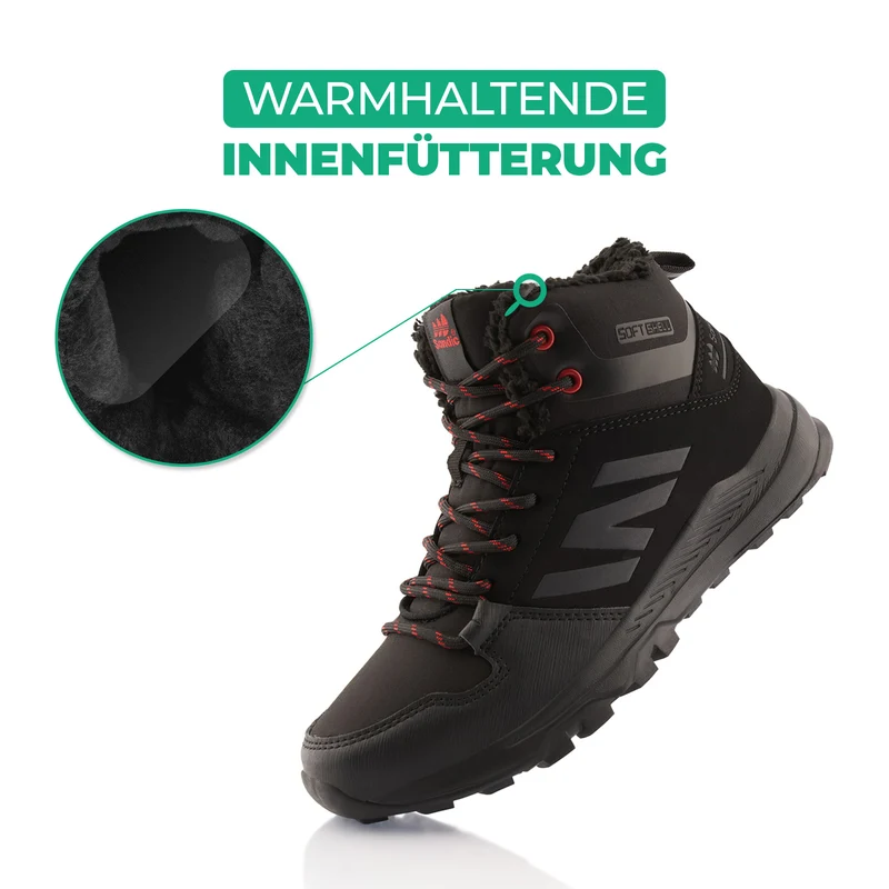 Winterstiefel Warm Gefütterte Wanderschuhe Softshell