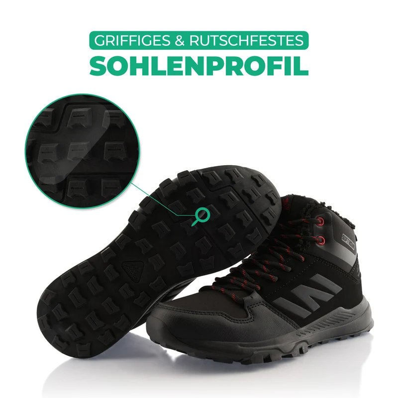 Winterstiefel Warm Gefütterte Wanderschuhe Softshell