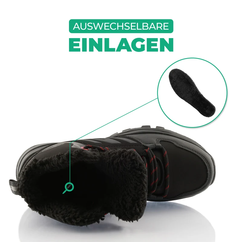 Winterstiefel Warm Gefütterte Wanderschuhe Softshell
