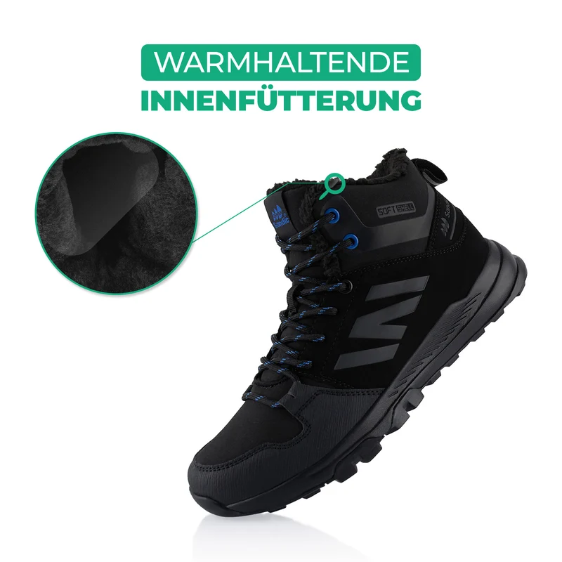 Winterstiefel Warm Gefütterte Wanderschuhe Softshell