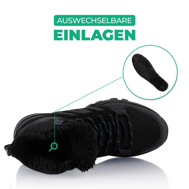 Winterstiefel Warm Gefütterte Wanderschuhe Softshell