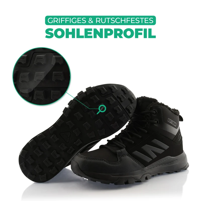 Winterstiefel Warm Gefütterte Wanderschuhe Softshell