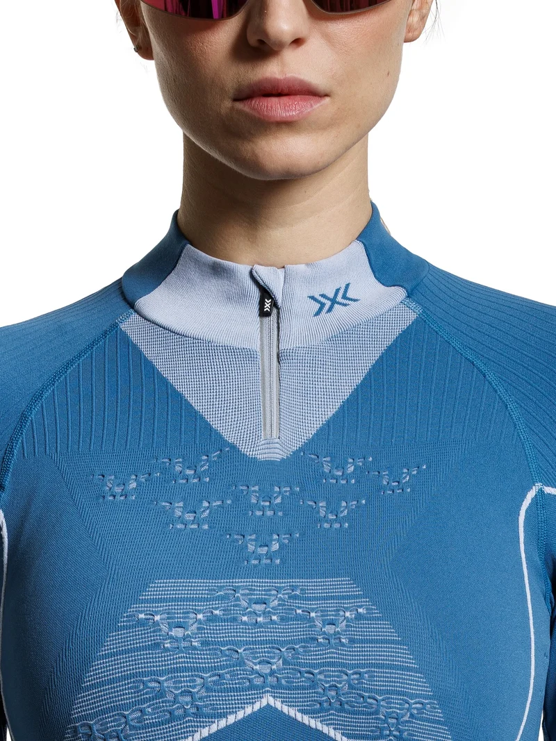ENERGY ACCUMULATOR LIGHT SHIRT LS 1/2 ZIP WMN