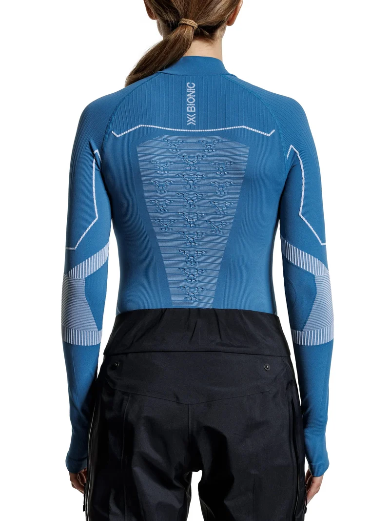 ENERGY ACCUMULATOR LIGHT SHIRT LS 1/2 ZIP WMN