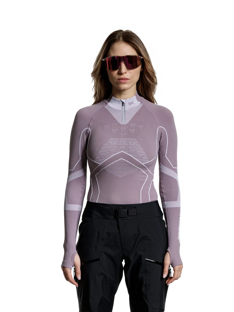 ENERGY ACCUMULATOR LIGHT SHIRT LS 1/2 ZIP WMN