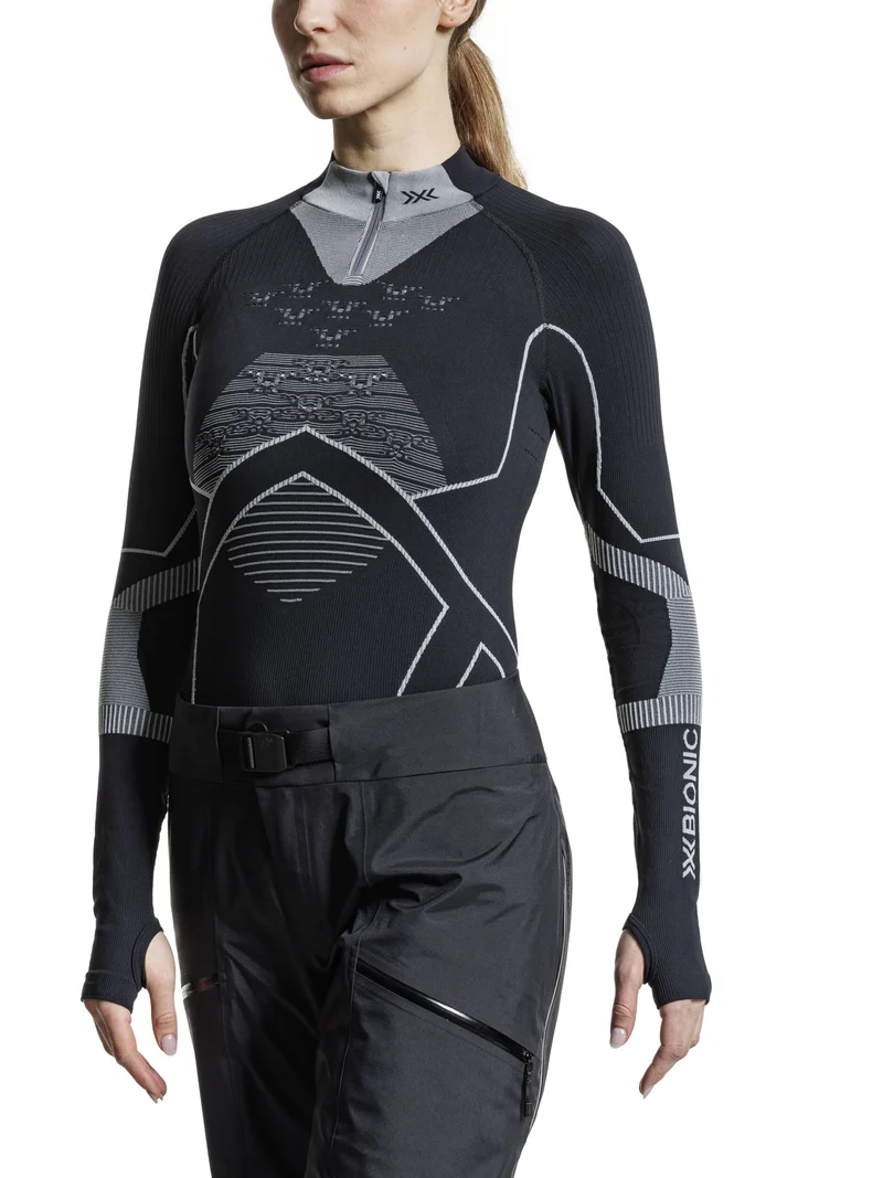 ENERGY ACCUMULATOR LIGHT SHIRT LS 1/2 ZIP WMN