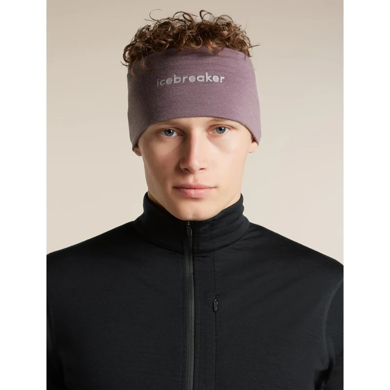 Icebreaker 200 Oasis Headband Grey Plum