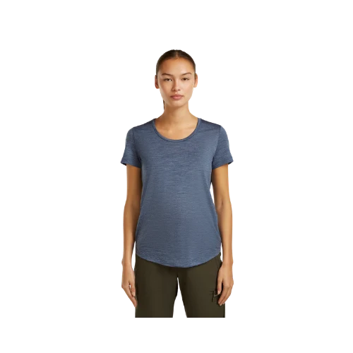 Icebreaker Merino 125 Cool-Lite™ Sphere III T-Shirt mit U-Ausschnitt Damen