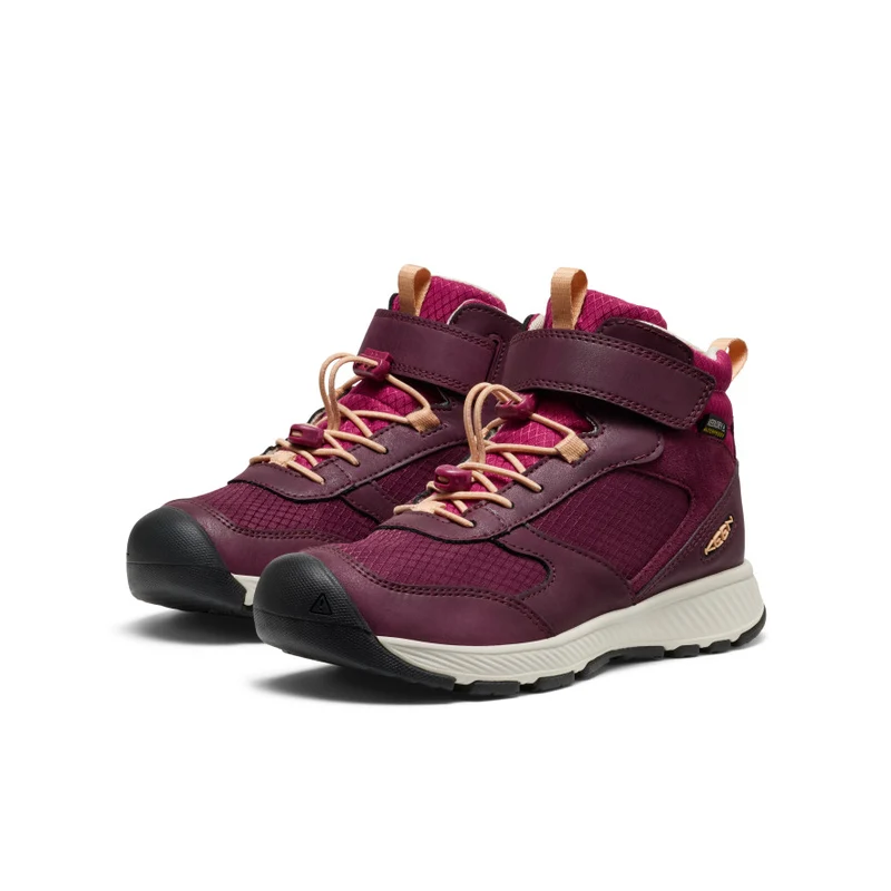 Skua Wasserdichte Stiefel für große Kids | Fig/Peach Fuzz