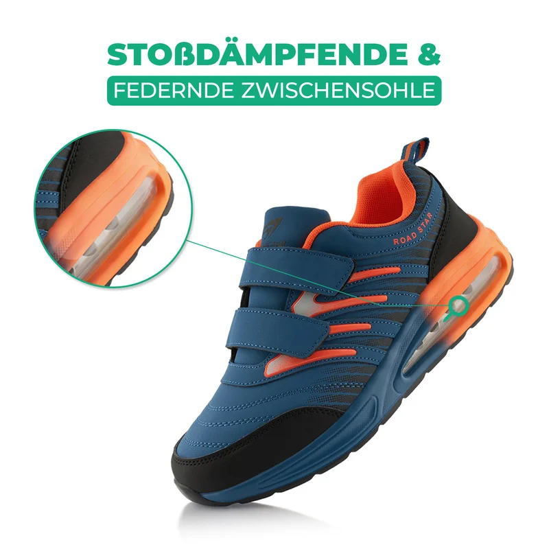 Sneaker Gedämpfte Sohle Sportschuhe Klettverschluss