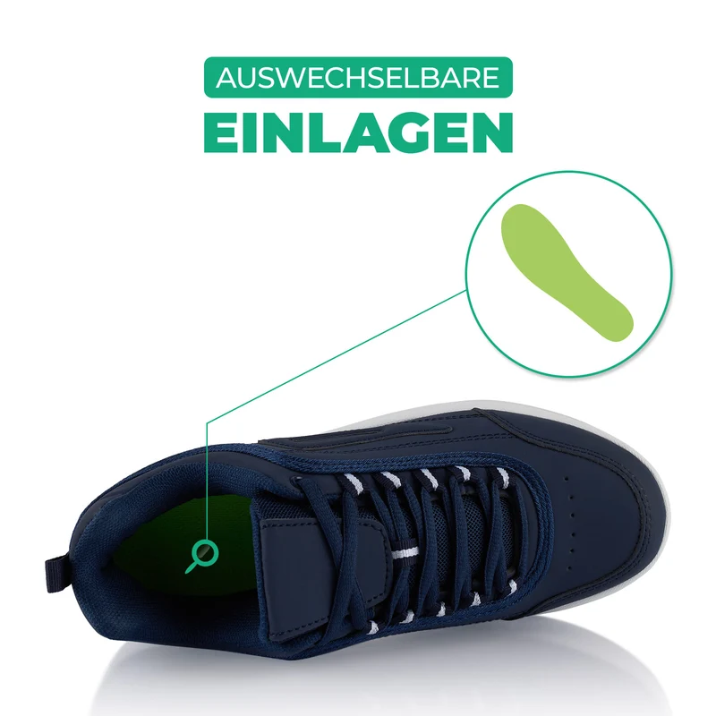 Sneaker Abrollsohle Gesundheitsschuhe Sportschuhe