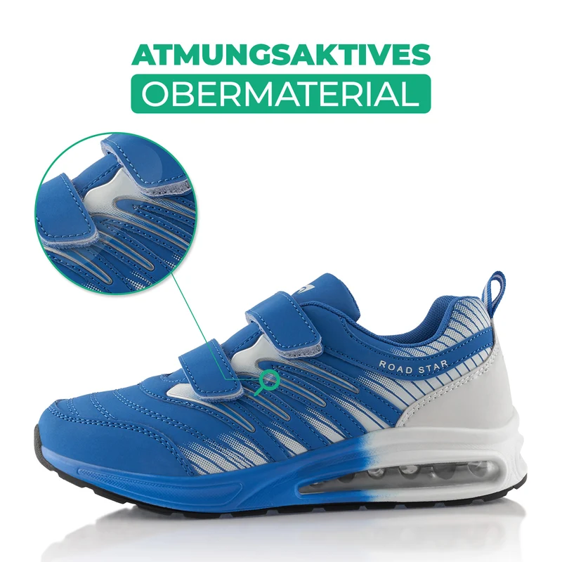 Sneaker Gedämpfte Sohle Sportschuhe Klettverschluss