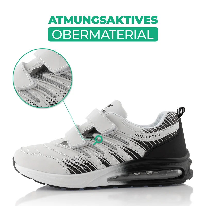 Sneaker Gedämpfte Sohle Sportschuhe Klettverschluss