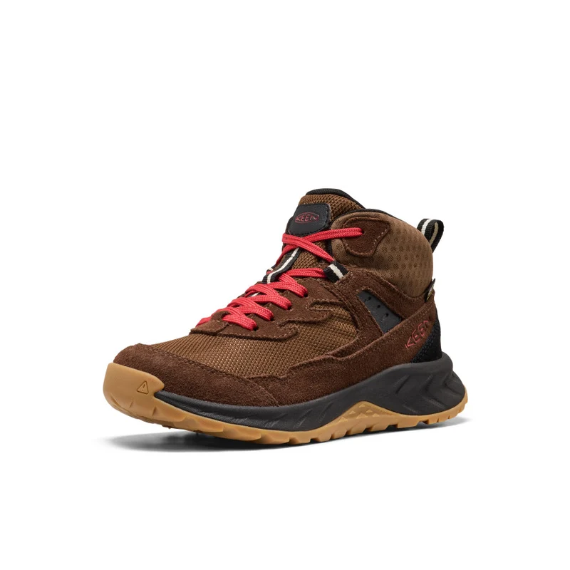 Hightrail Wasserdichte Wanderstiefel für große Kids | Dark Earth/Garnet