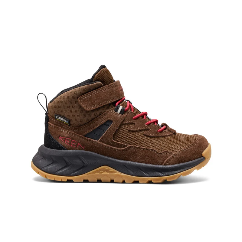 Hightrail Wasserdichte Wanderstiefel für kleine Kids | Dark Earth/Garnet