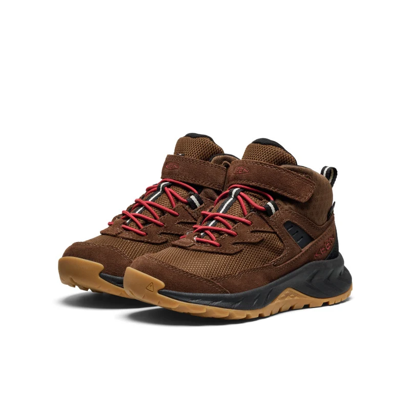 Hightrail Wasserdichte Wanderstiefel für kleine Kids | Dark Earth/Garnet