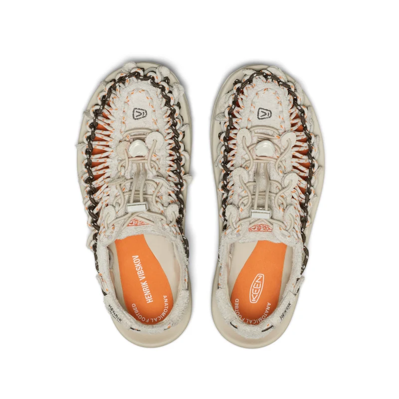 Unisex UNEEK Leder Henrik Vibskov Sneaker | Tangerine Cream