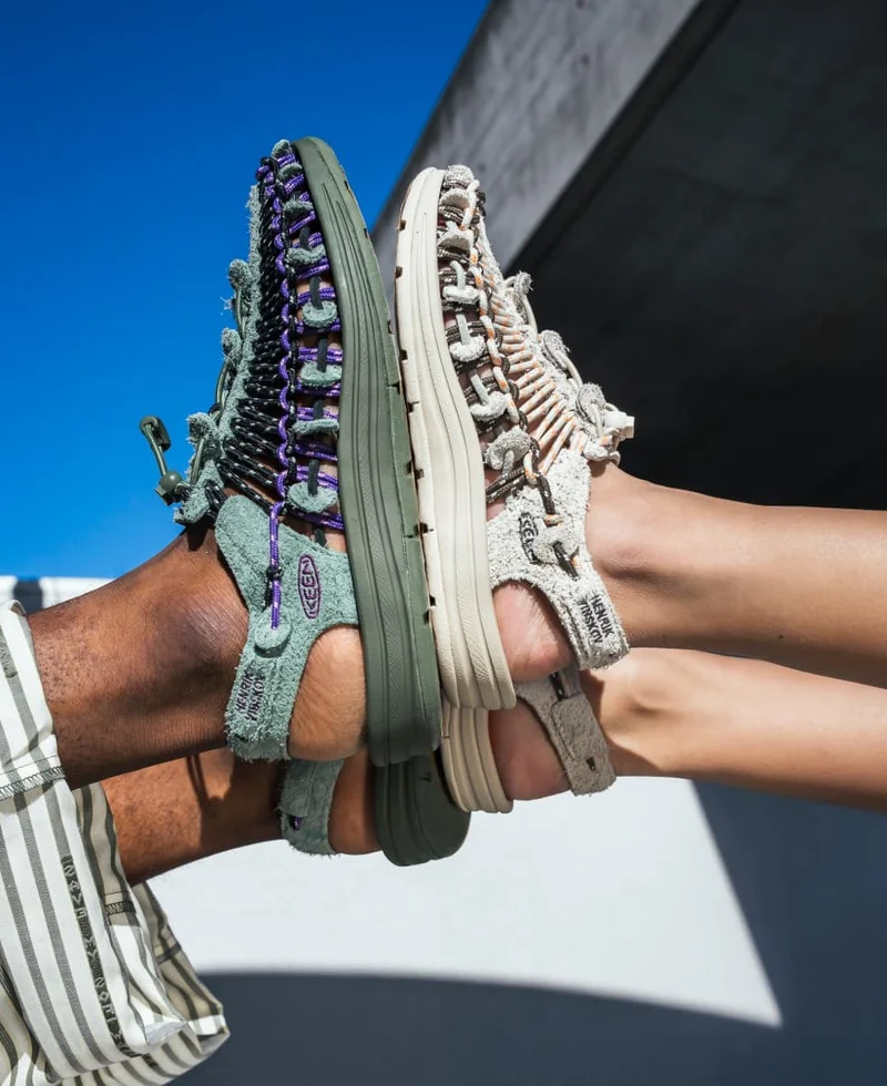 Unisex UNEEK Leder Henrik Vibskov Sneaker | Green Spring