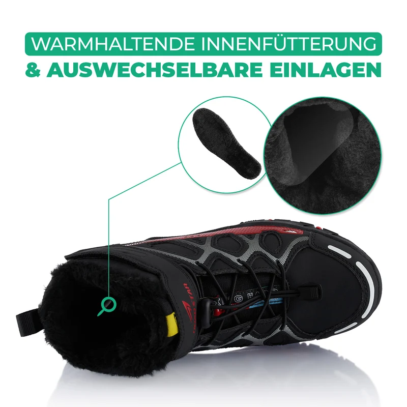 Winterstiefel Warm Gefütterte Wanderschuhe