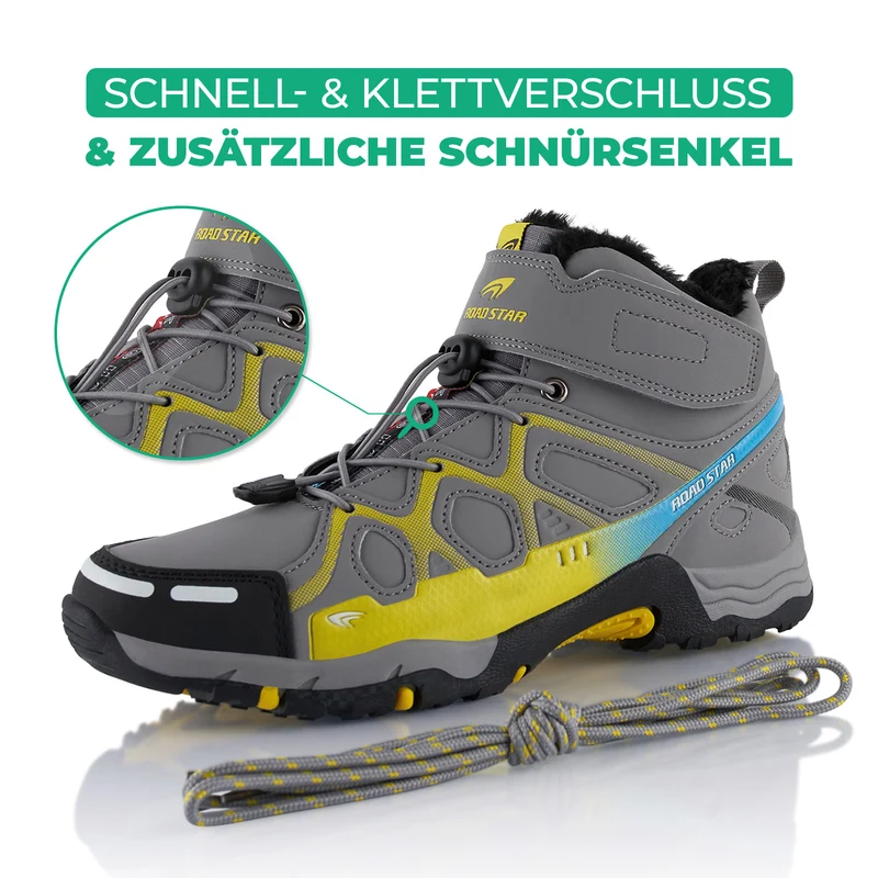 Winterstiefel Warm Gefütterte Wanderschuhe