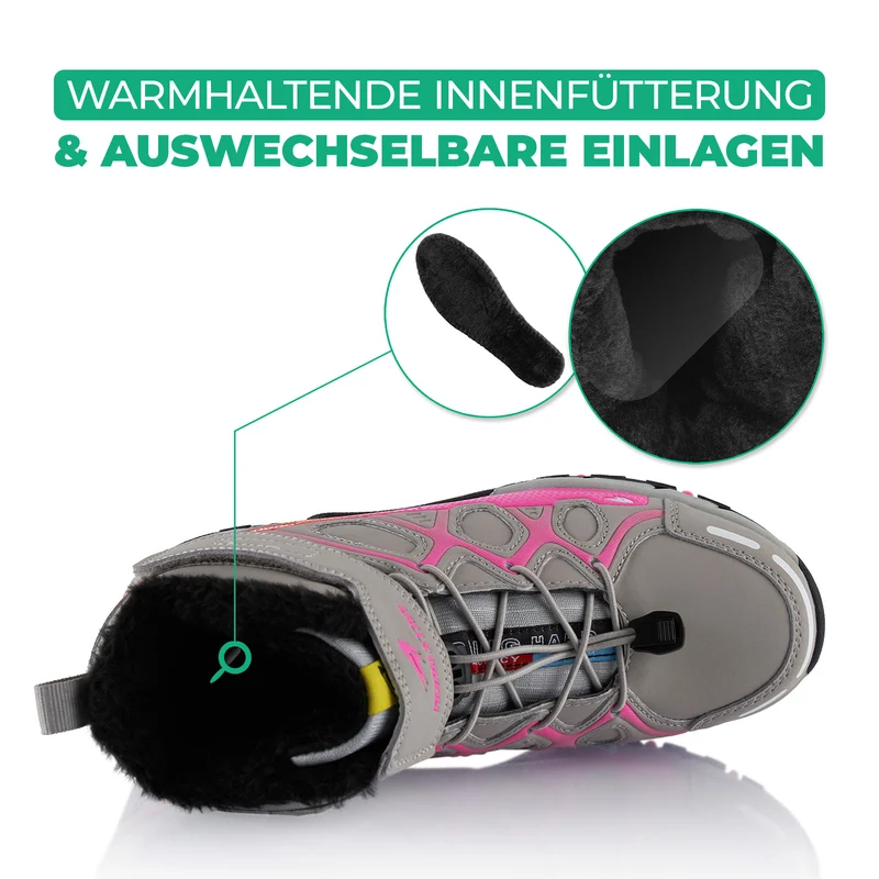 Winterstiefel Warm Gefütterte Wanderschuhe
