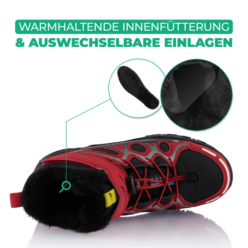 Winterstiefel Warm Gefütterte Wanderschuhe