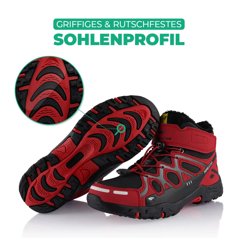 Winterstiefel Warm Gefütterte Wanderschuhe