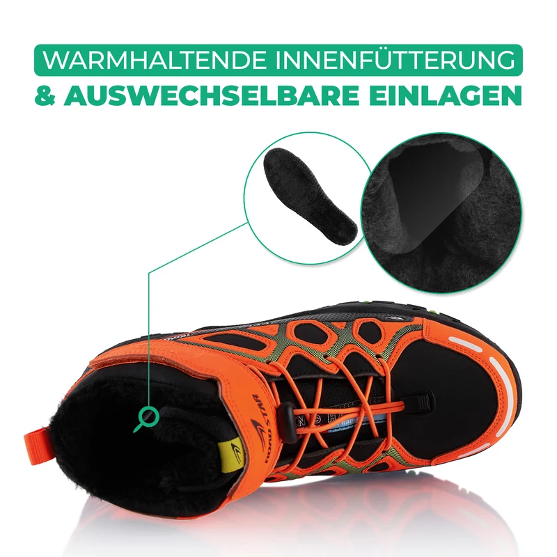 Winterstiefel Warm Gefütterte Wanderschuhe