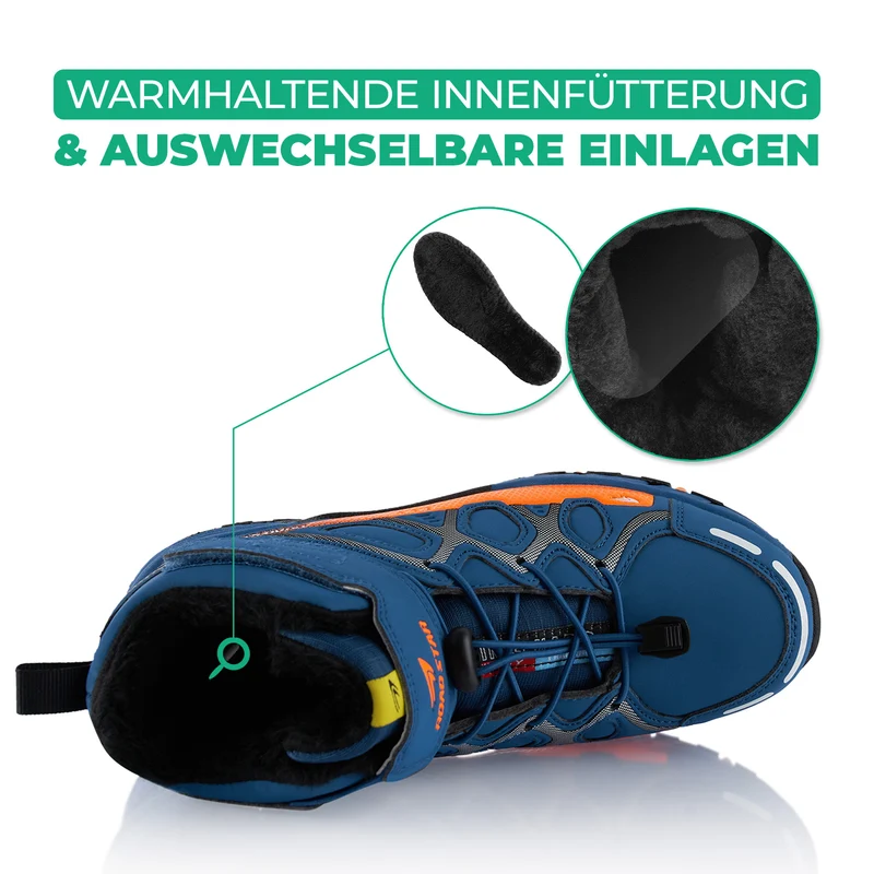 Winterstiefel Warm Gefütterte Wanderschuhe