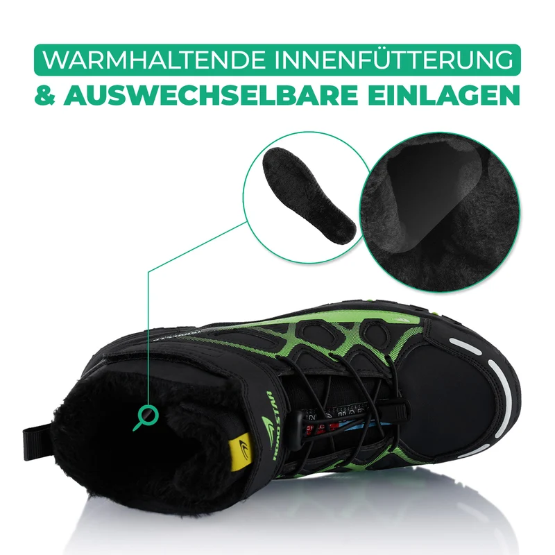 Winterstiefel Warm Gefütterte Wanderschuhe