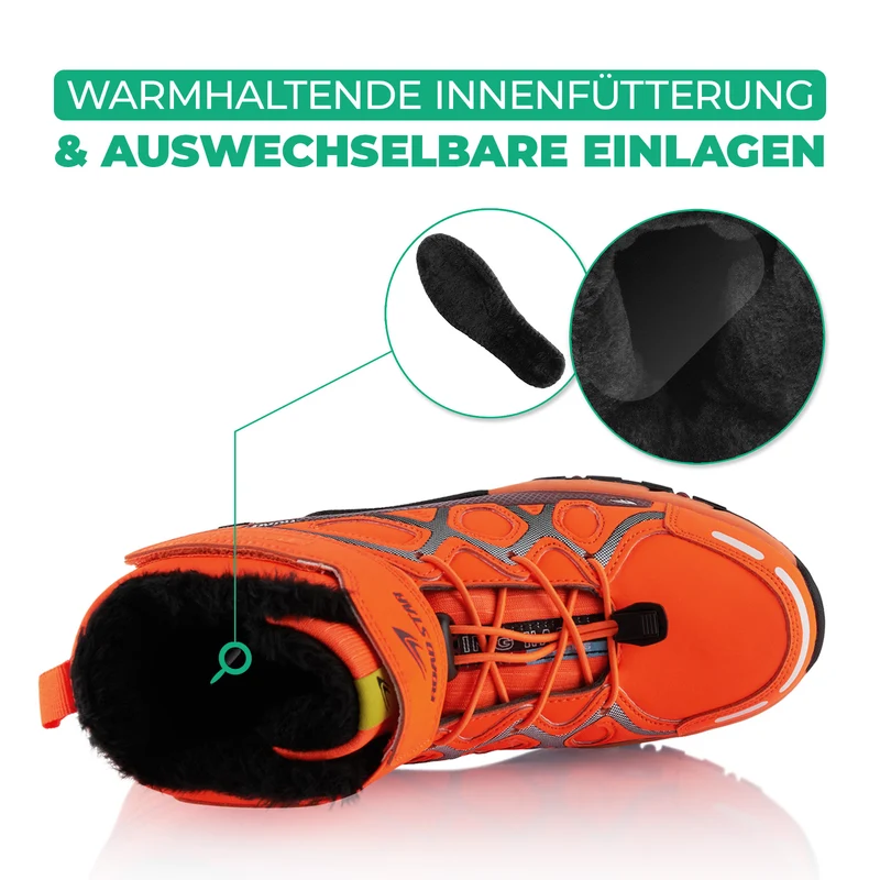 Winterstiefel Warm Gefütterte Wanderschuhe