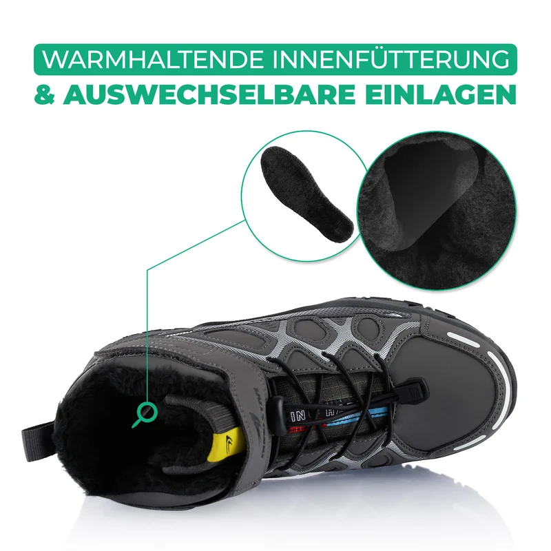 Winterstiefel Warm Gefütterte Wanderschuhe