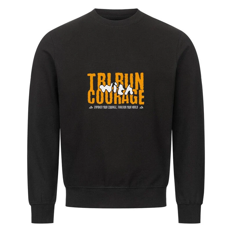 TRLRUN with courage - Bio Premium Sweatshirt