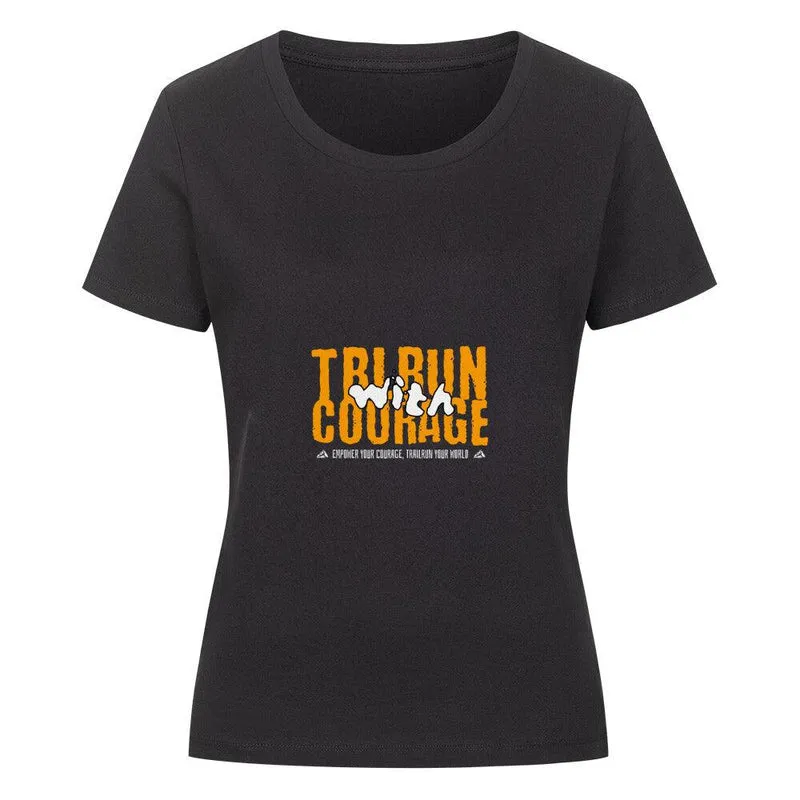 TRLRUN with courage - Bio Premium T-Shirt Frauen