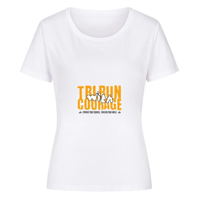 TRLRUN with courage - Bio Premium T-Shirt Frauen