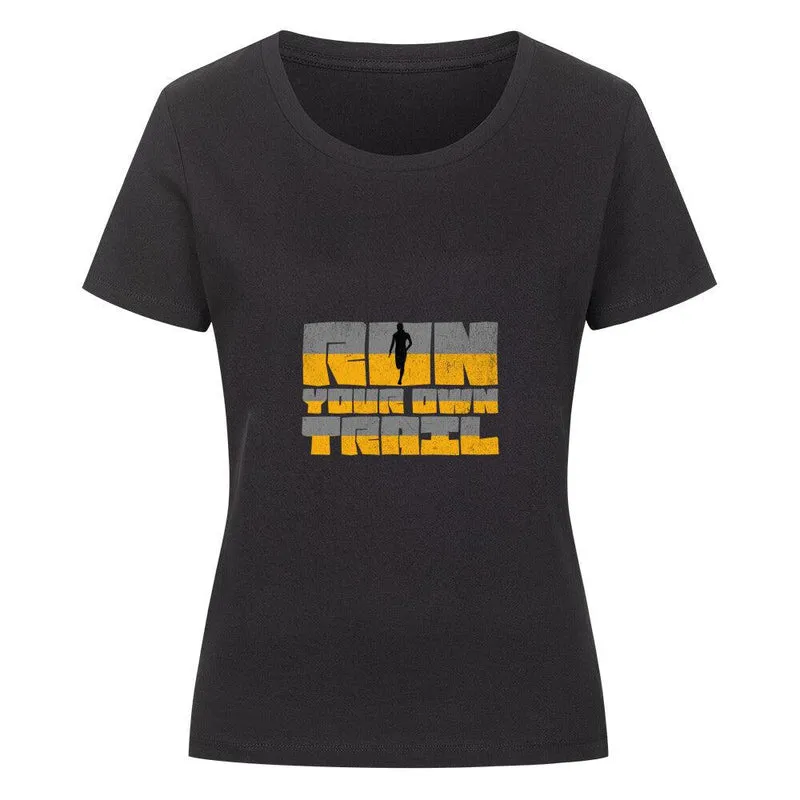 Run your own trail - Bio Premium T-Shirt Frauen