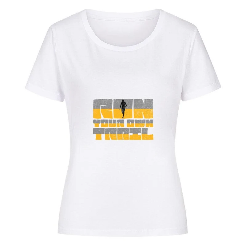 Run your own trail - Bio Premium T-Shirt Frauen