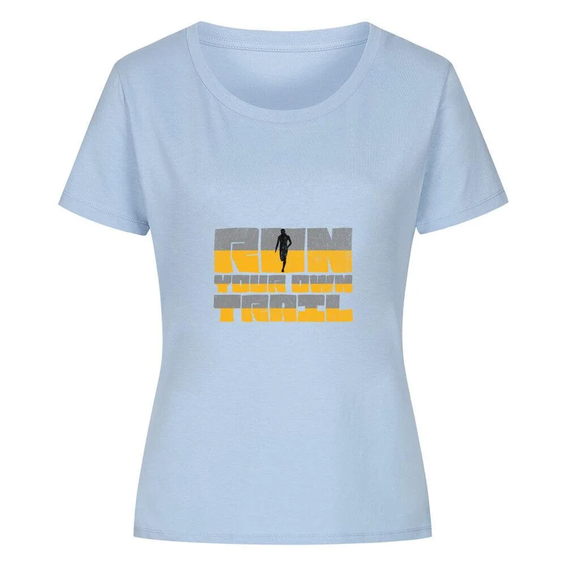Run your own trail - Bio Premium T-Shirt Frauen