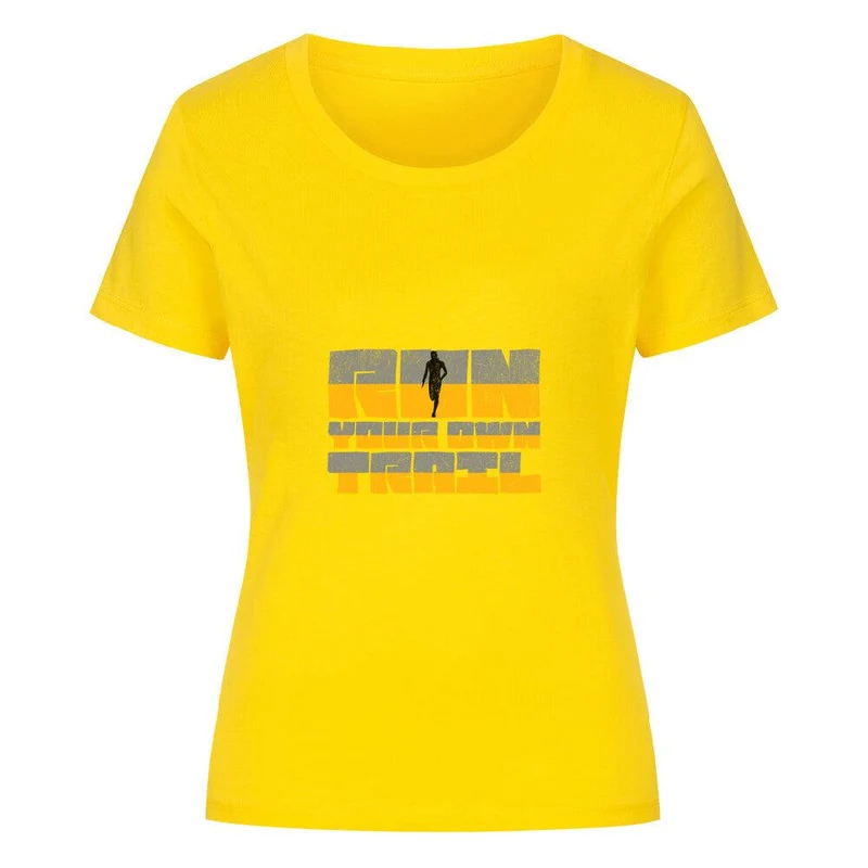 Run your own trail - Bio Premium T-Shirt Frauen