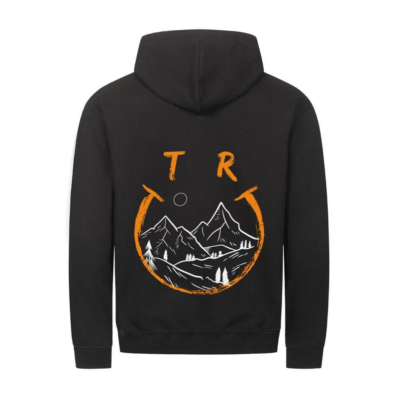 TRLRUN frame - Bio Premium Zipper Hoodie Unisex
