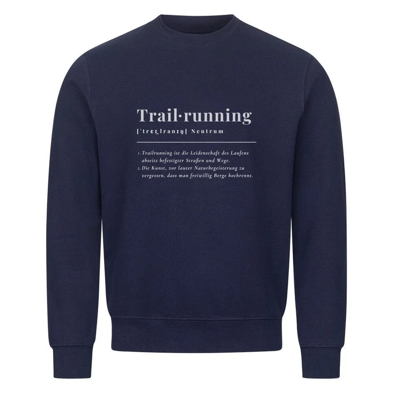Trailrunning Definition - Bio Premium Sweatshirt