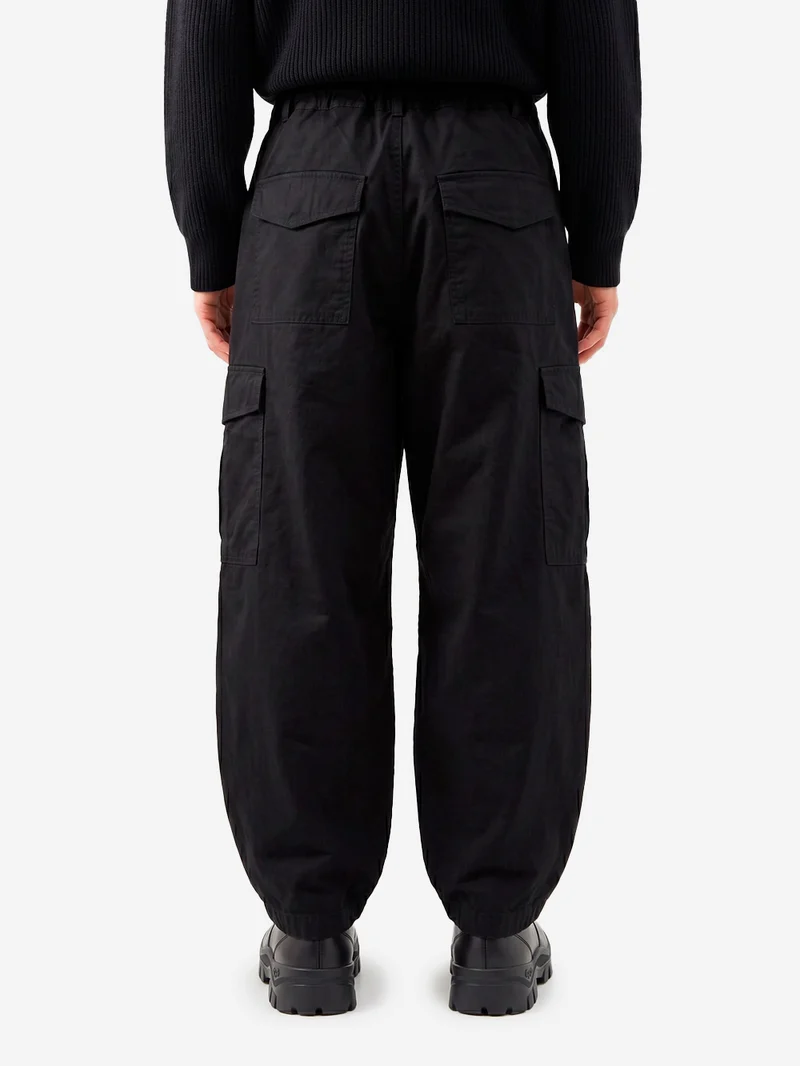 Pantaloni twill cargo Balloon neri