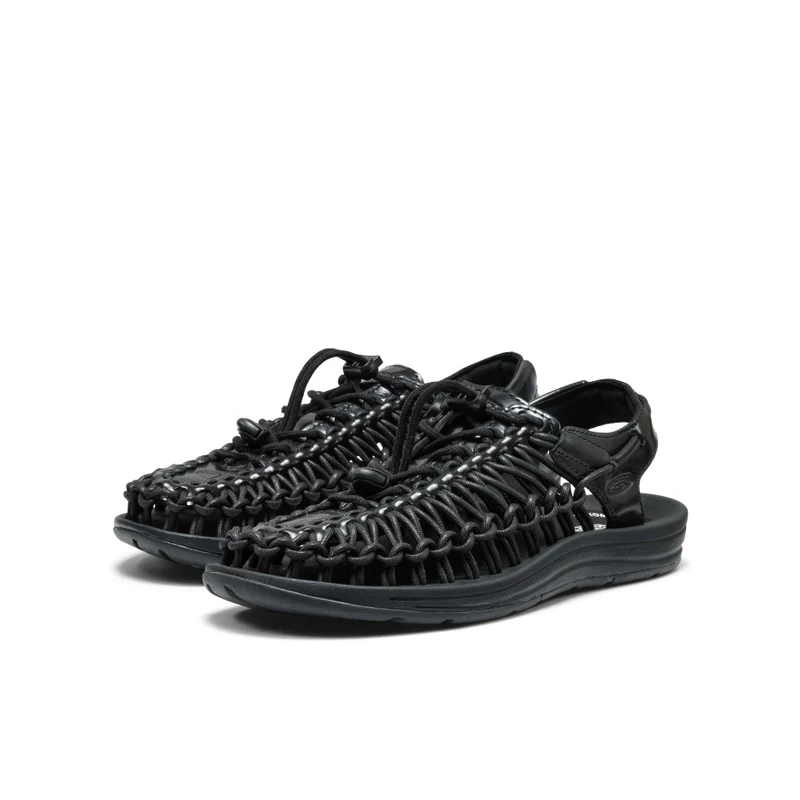 All Gender UNEEK Leder Sneaker | Perseid Black