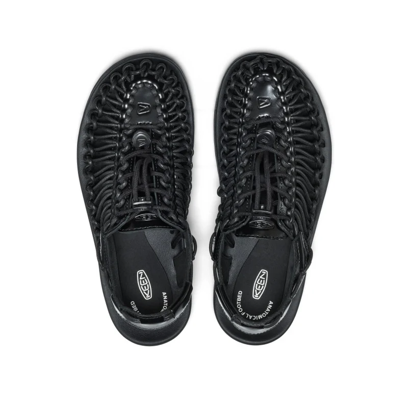 All Gender UNEEK Leder Sneaker | Perseid Black